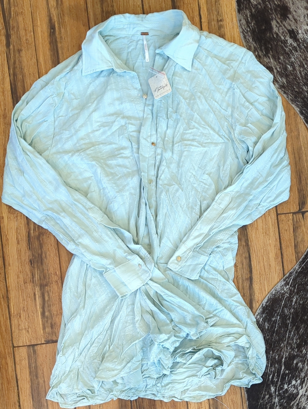 Free People Button Up Dress